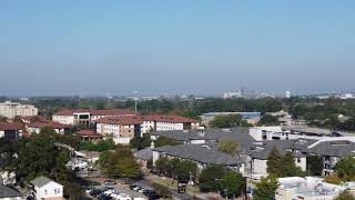 LSU stadium bridge and Baton Rouge downtown Ariel viewing [upl. by Camroc353]