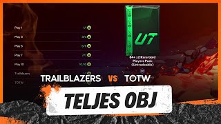 EA FC 25  6Rész  A Teljes Trailblazers VS TOTW OBJ Reward [upl. by Shiverick]