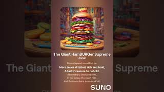 THE GIANT HAMBURGER song by linhmuzikagmailcom ampAI5 [upl. by Anbul]