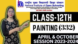 Nios class12th Painting 332 solved TMA 20232024 II nios tma solution AprilOctober 20232024 [upl. by Ylekalb]