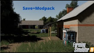 Fs19 SaveModpack  Wola Brudnowska  Download [upl. by Liz236]