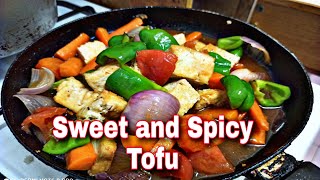 SweetampSpicyTofu How to Cook Sweet amp Spicy Tofu [upl. by Ydnam]