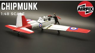 Airfix De Havilland DHC1 Chipmunk T10 148 Scale [upl. by Acim]