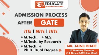 Admission Process after GATE  Higher Education Opportunities through GATE  IITs  NITs [upl. by Zetta]