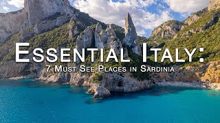 Essential Italy  The 7 MustSee Places in Sardinia  4K Travel Guide [upl. by Edan511]