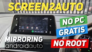 2021 Screen2Auto  Mirroring di Android Auto  No Root Gratis No PC [upl. by Drarej580]