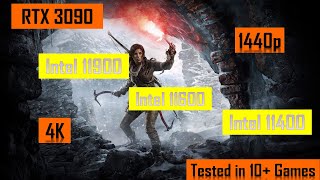 Intel Benchmark 11900 vs 11600 vs 11400  10 Games Tested [upl. by Batchelor]