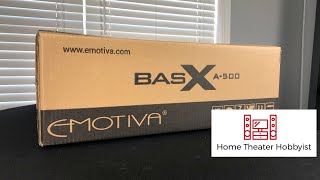 Emotiva BasX A500 Unboxing [upl. by Nanis158]