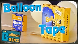 Balloon Bond vs Stretchy Balloon Tape  Balloon Basics 16 [upl. by Ambert]