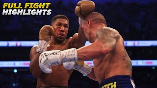 Anthony Joshua vs Oleksandr Usyk FULL FIGHT HIGHLIGHTS  BOXING HD [upl. by Dollar]