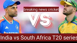 India vs South Africa T201 Series 2024 ScheduleCricket match update [upl. by Ahsinuq638]