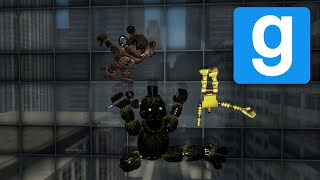 Throwing Fnaf off a building Part 3 [upl. by Eidualc]