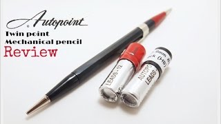 Autopoint Twin Point Mechanical pencil Review [upl. by Charis642]