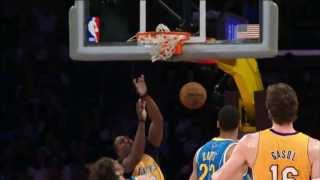 International Play of the Day Gasol Sets Up Howard [upl. by Eniawd]