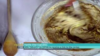 Recipe Vanilla Chai Cupcakes by Gabriella Esposito [upl. by Aremahs796]