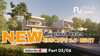 Enscape on Revit  Tutorial part 0506 Library Free [upl. by Darooge]