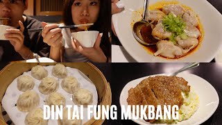 DIN TAI FUNG MUKBANG BEST SOUP DUMPLINGS [upl. by Sylvanus]