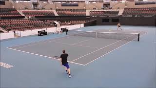 Manders vs Allen  Pat Rafter Arena QTC 29920 Tennis Brisbane Highlights [upl. by Rellia]