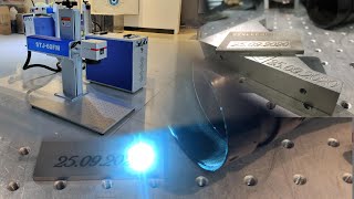 How to deep engrave on the material using the fiber laser marking machine [upl. by Featherstone]