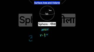 गोला का आयतन Volume of a Sphere  volume sphere MathswithVijaytanti [upl. by Roseanne]