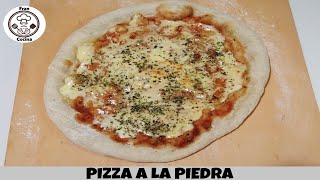 Como hacer pizza a la piedra casera  fran cocina [upl. by Teryl570]