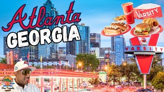 We Ate at The Varsity in Atlanta Georgia  Road Trip 🍑🍔🍟🌭 [upl. by Sahcnip]