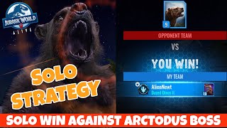 Arctodus Boss  Solo Strategy  Jurassic World Alive 223 [upl. by Ytsim606]