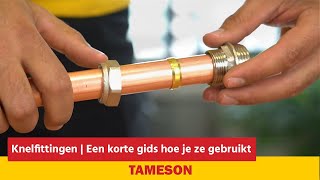 Knelfittingen  Een korte gids hoe je ze gebruikt  Tameson [upl. by Attelrak]