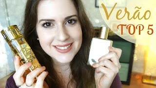 TOP 5 Perfumes Favoritos Verão de 2015 [upl. by Kenji]