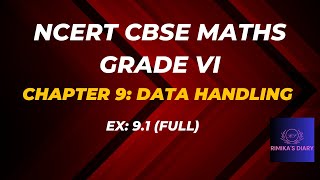 NCERT Grade 6CBSE Class 6 Maths in TamilData HandlingEx91Full rimikasdiaryncertmathsfun [upl. by Rahas876]