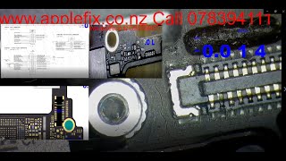 iphone 7 rear camera not working camera ic u2501 replacement AppleFix New Zealand [upl. by Elihu873]