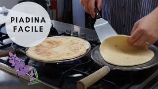 Come fare la piadina romagnola  facile [upl. by Christianity]