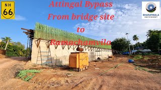 Attingal Bypass from bridge site to Ramachamvila [upl. by Othella237]