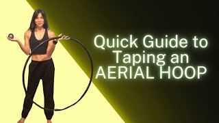 How to Tape a Hoop  Quick and Easy Guide [upl. by Maillw]