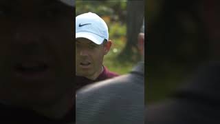 Rory BREAKS iron still sets up birdie 🤯🐦 [upl. by Mandi]