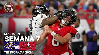 Baltimore Ravens vs Tampa Bay Buccaneers  Resumen en español  NFL Semana 7  Highlights 2024 [upl. by Matthaeus]