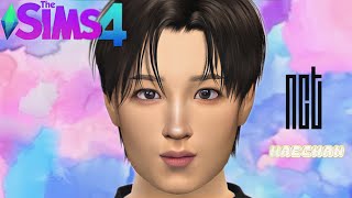 NCT Haechan  The Sims 4 CAS   FULL CC list DL [upl. by Burkley]