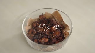 Vlog 12 Garlic chicken recipe  Unboxing  Fall season [upl. by Emmons]