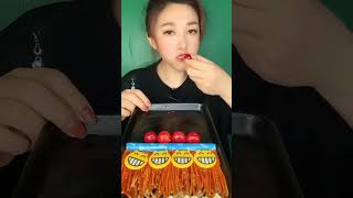 Mukbang asmr eating challenge mukbang asmreating [upl. by Rhynd]