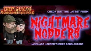 NIGHTMARE NODDERS  Terror Train  handmade horror themed collectables [upl. by Debee]