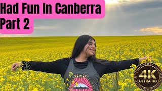 Beautiful Canberra  Floriade festival Exploring canberra  Part 2  Australia vlog 2023  4K🇦🇺❤️ [upl. by Snevets868]