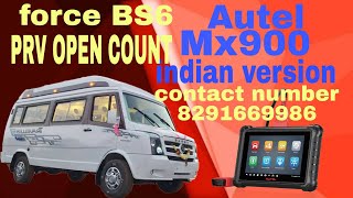 Force BS6 PRV count rest  Autel mx900 Indian version [upl. by Stannwood521]