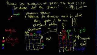 Hand Calculation of Quaternion Rotation [upl. by Jaymee]