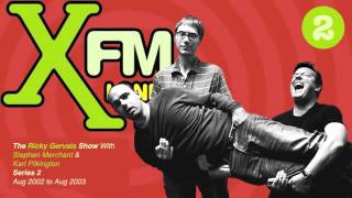 XFM The Ricky Gervais Show Series 2 Episode 14  You cant hold your breath to death [upl. by Ewold]