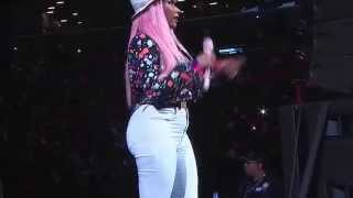 NICKI MINAJ PERFORMING AT THE JORDAN CLASSIC 2015 [upl. by Enixam956]