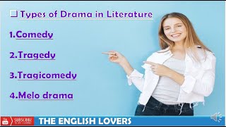 TYPES OF DRAMA IN ENGLISH LITERATURE IN HINDI OR URDU [upl. by Leatrice962]