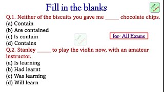 Fill in the blanks 1 englishacademy [upl. by Aisayt]