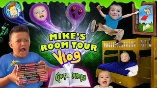 HOUSE TOUR 20 Mikes Room Tour gives us Goosebumps  Shawn Gets Sneaky FUNnel Family Vlog [upl. by Pazit]