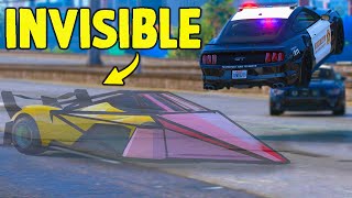 Invisible Devel 16 Flip Car In GTA 5 RP [upl. by Assilym165]