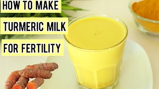 How To Make TURMERIC DRINK for FERTILITY Side Effects  When TO STOP Taking Turmeric TTC [upl. by Madelyn]